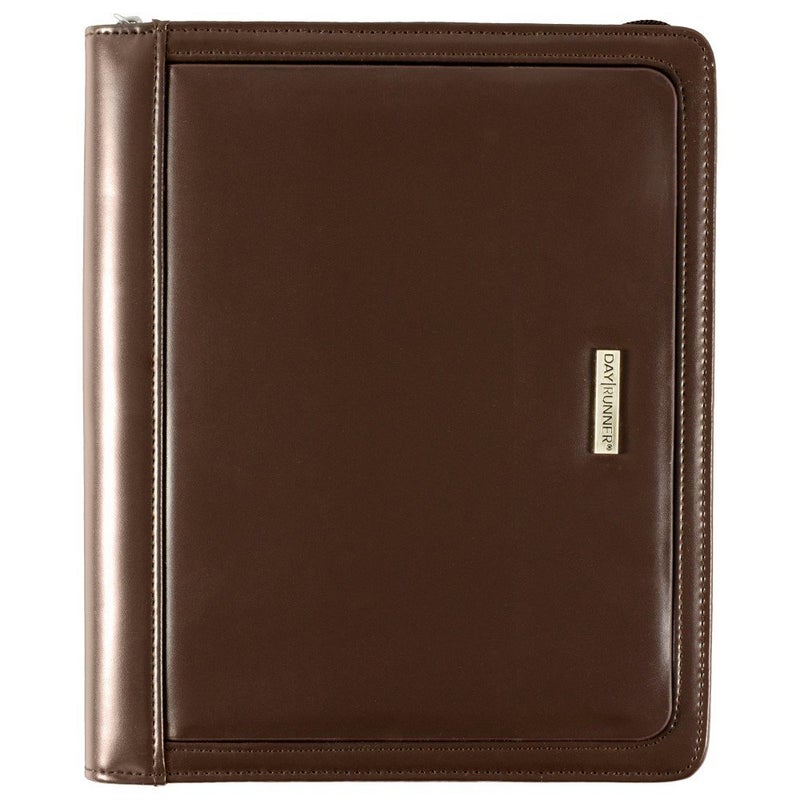 AT-A-GLANCE "AT-A-GLANCE Day Runner Windsor QuickView Slim Profile Starter Set, Undated, 3 Rings, Size 4, 5-1/2 x 8-1/2"", Black or Brown, Color Will Vary (101-0286) " - Image 3
